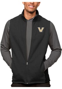 Antigua Vanderbilt Commodores Mens Black Course Sleeveless Jacket