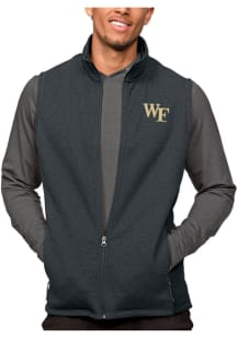 Antigua Wake Forest Demon Deacons Mens Charcoal Course Sleeveless Jacket