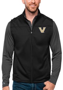 Antigua Vanderbilt Commodores Mens Black Links Golf Sleeveless Jacket