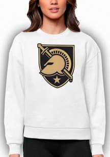 Antigua Army Black Knights Womens White Victory Crew Sweatshirt