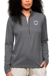 Antigua Butler Womens Charcoal Epic 1/4 Zip Pullover