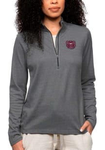 Antigua MO State Womens Charcoal Epic 1/4 Zip Pullover