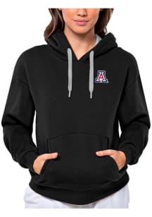 Antigua Arizona Wildcats Womens Black Victory Hooded Sweatshirt