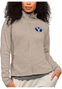 Antigua BYU Cougars Womens Oatmeal Course Light Weight Jacket