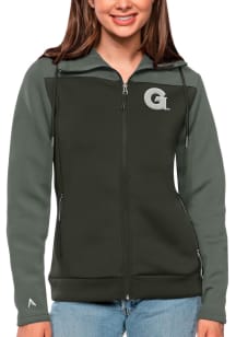 Antigua Georgetown Hoyas Womens Grey Protect Medium Weight Jacket