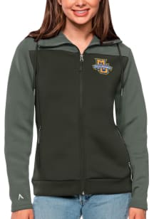 Antigua Marquette Golden Eagles Womens Grey Protect Medium Weight Jacket