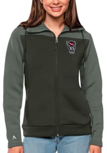 Antigua NC State Wolfpack Womens Grey Protect Medium Weight Jacket