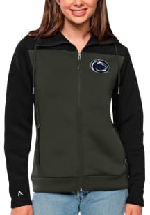 Antigua Penn State Nittany Lions Womens Black Protect Medium Weight Jacket
