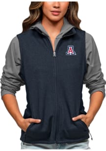 Antigua Arizona Wildcats Womens Navy Blue Course Vest