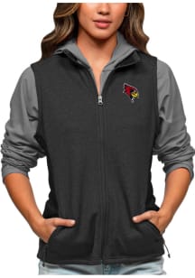 Antigua Illinois State Redbirds Womens Black Course Vest
