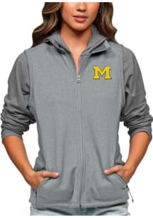 Antigua Michigan Wolverines Womens Grey Course Vest