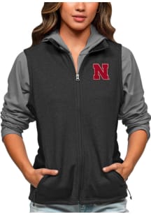 Antigua Nebraska Cornhuskers Womens Black Course Vest