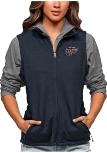Antigua UTEP Miners Womens Navy Blue Course Vest