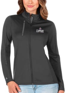 Antigua Los Angeles Clippers Womens Grey Generation Light Weight Jacket