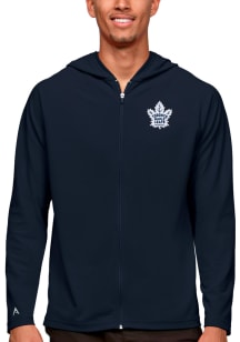 Antigua Toronto Maple Leafs Mens Navy Blue Legacy Long Sleeve Full Zip Jacket