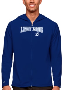 Antigua Tampa Bay Lightning Mens Blue Legacy Long Sleeve Full Zip Jacket