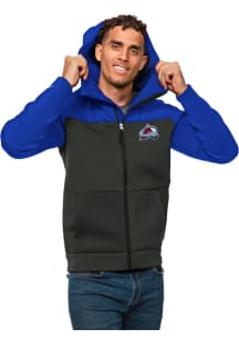 Antigua Colorado Avalanche Mens Blue Protect Long Sleeve Full Zip Jacket
