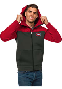 Antigua Montreal Canadiens Mens Red Protect Long Sleeve Full Zip Jacket