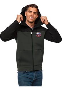 Antigua New York Islanders Mens Black Protect Long Sleeve Full Zip Jacket