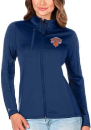Antigua New York Knicks Womens Blue Generation Light Weight Jacket