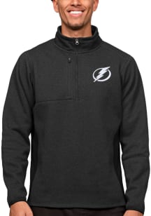 Antigua Tampa Bay Lightning Mens Black Course Long Sleeve 1/4 Zip Pullover