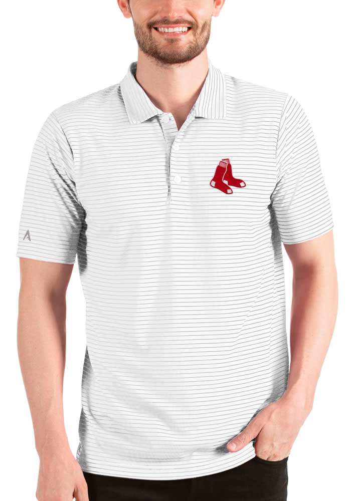 Boston Red Sox Antigua Compass Polo - Gray