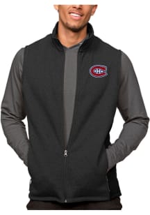 Antigua Montreal Canadiens Mens Black Course Sleeveless Jacket