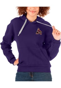 Antigua Arizona Coyotes Womens Purple Victory Hooded Sweatshirt