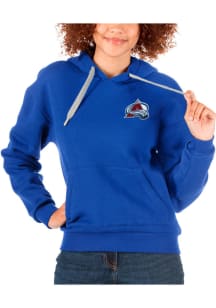 Antigua Colorado Avalanche Womens Blue Victory Hooded Sweatshirt