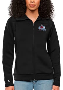 Antigua Colorado Avalanche Womens Black Protect Medium Weight Jacket