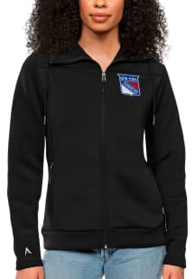 Antigua New York Rangers Womens Black Protect Medium Weight Jacket