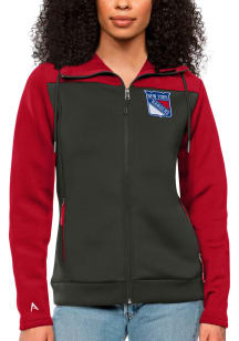 Antigua New York Rangers Womens Red Protect Medium Weight Jacket