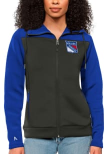 Antigua New York Rangers Womens Blue Protect Medium Weight Jacket