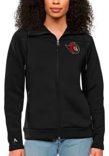 Antigua Ottawa Senators Womens Black Protect Medium Weight Jacket