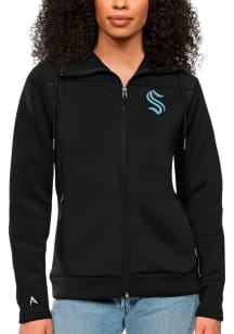 Antigua Seattle Kraken Womens Black Protect Medium Weight Jacket