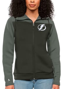 Antigua Tampa Bay Lightning Womens Grey Protect Medium Weight Jacket