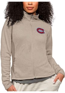 Antigua Montreal Canadiens Womens Oatmeal Course Light Weight Jacket