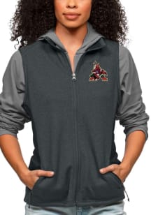 Antigua Arizona Coyotes Womens Charcoal Course Vest