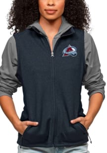 Antigua Colorado Avalanche Womens Navy Blue Course Vest