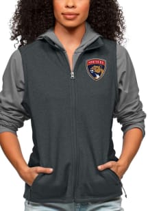 Antigua Florida Panthers Womens Charcoal Course Vest