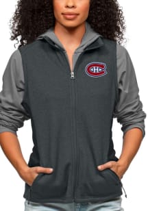 Antigua Montreal Canadiens Womens Charcoal Course Vest