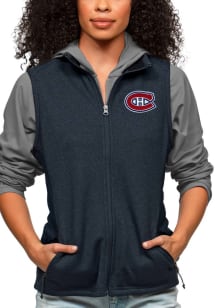 Antigua Montreal Canadiens Womens Navy Blue Course Vest