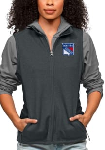 Antigua New York Rangers Womens Charcoal Course Vest