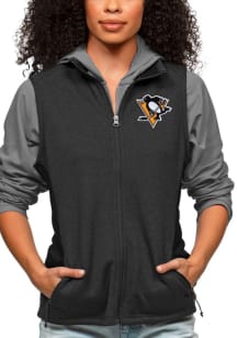 Antigua Pittsburgh Penguins Womens Black Course Vest