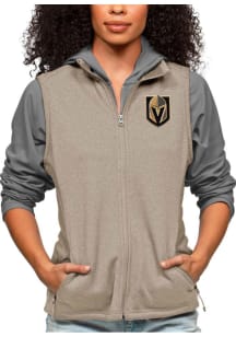 Antigua Vegas Golden Knights Womens Oatmeal Course Vest