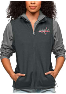 Antigua Washington Capitals Womens Charcoal Course Vest