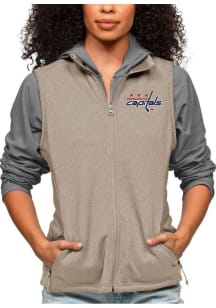 Antigua Washington Capitals Womens Oatmeal Course Vest