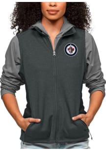 Antigua Winnipeg Jets Womens Charcoal Course Vest