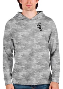 Antigua Chicago White Sox Mens Green Absolute Long Sleeve Hoodie