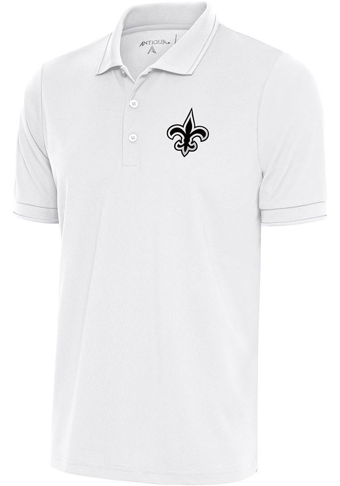 Antigua New Orleans Saints Men's Esteem Tall Polo, Black, 4XLT